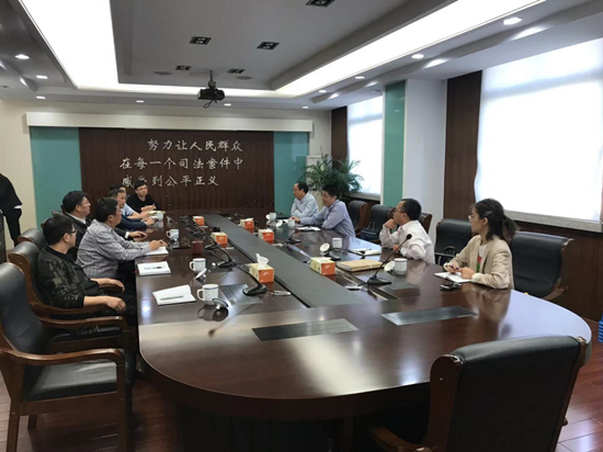 市法院民二庭到高淳法院调研指导工作
