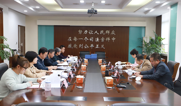 市法院第四检查指导组到高淳法院督导检查队伍教育整顿“回头看”工作