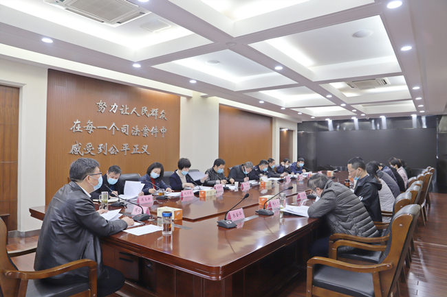 高淳法院召开党组会研究部署近期重点工作